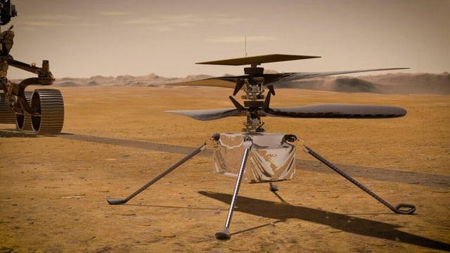  Kleiner Mars-Helikopter bricht etliche Rekorde