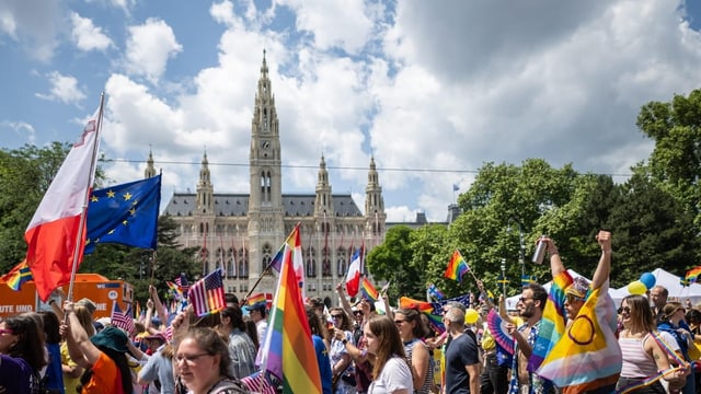  Polizei verhaftet drei Verdächtige vor Wiener Pride