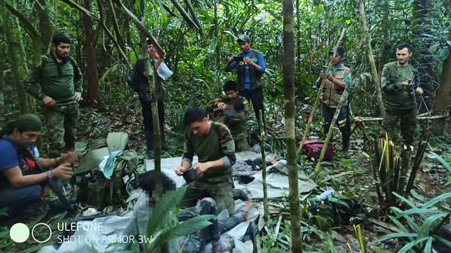  Kinder nach Flugzeugunglück im kolumbianischen Regenwald gerettet