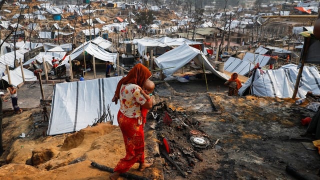  Zu viele Krisen auf der Welt – weniger Geld für die Rohingya