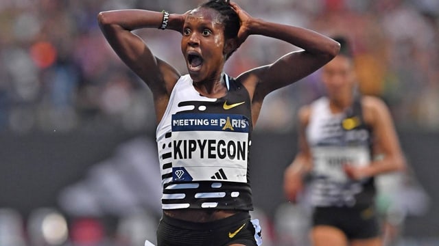  Kipyegon läuft zum 3. Weltrekord – seltene Pleite für Duplantis