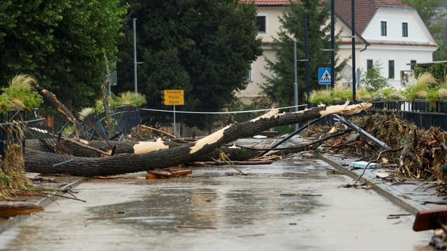  Mindestens 3 Tote: Überschwemmungen in Österreich und Slowenien