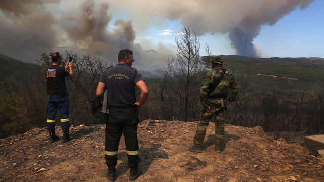  18 Leichen bei Waldbränden in Griechenland in Hütte entdeckt