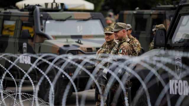  Nato stockt Truppen auf – Kosovo-Serbe Radoicic mit Bekenntnis