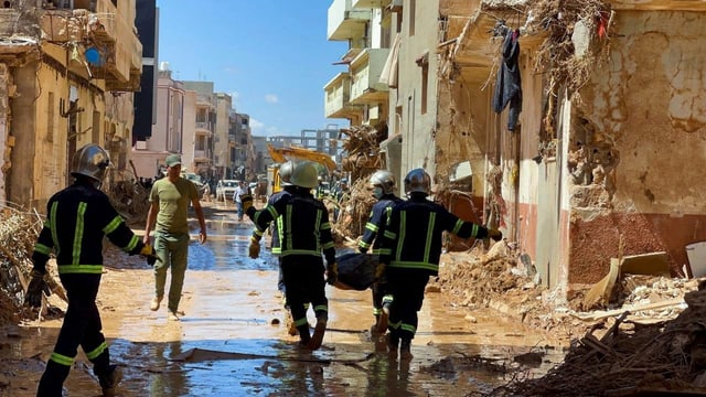  Die Hilfe für Libyen gestaltet sich schwierig