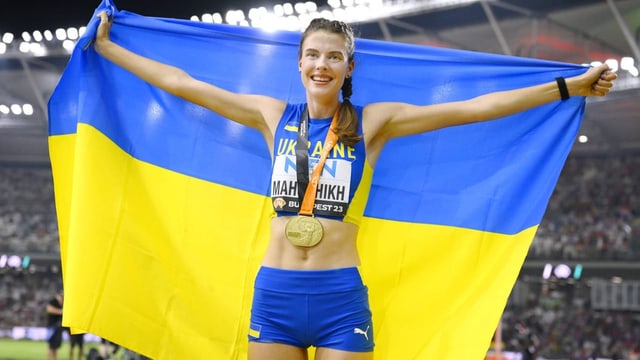  Jaroslawa Mahutschich: Weltmeisterin nimmt neue Höhen ins Visier