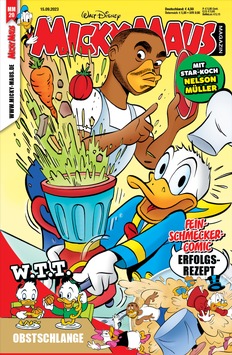  Feinschmecker-Comic mit TV-Koch Nelson Müller im Micky Maus- Magazin!