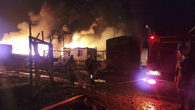  Bergkarabach: über 60 Tote bei Explosion von Treibstoffdepot