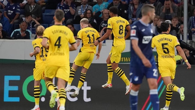  Dortmund stoppt Hoffenheims Lauf trotz Unterzahl