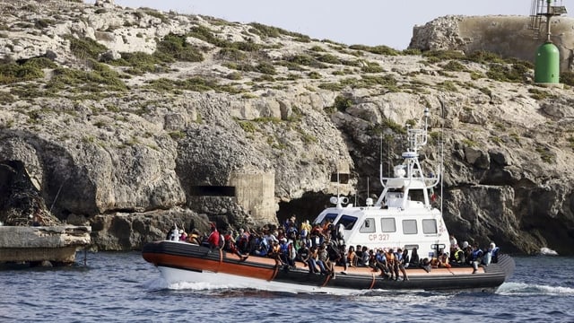  Frankreich will keine Migranten aus Lampedusa aufnehmen