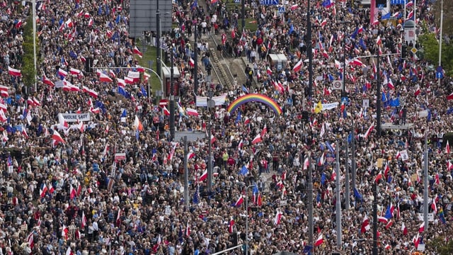  «Dies ist die grösste Demonstration in der Geschichte Warschaus»