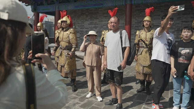  Kaum ausländische Touristen in China