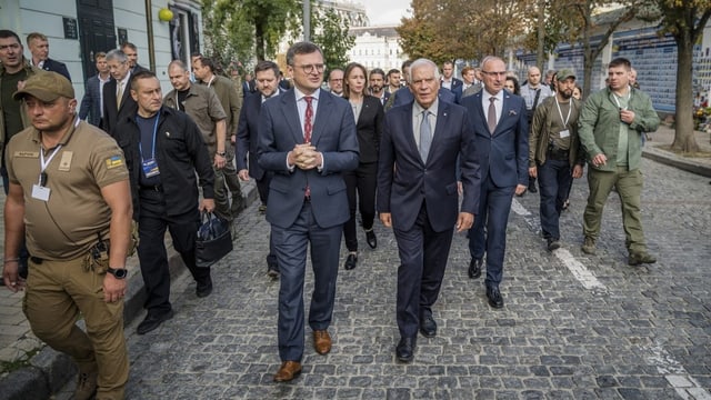  Historische Reise: EU-Aussenminister besuchen Kiew