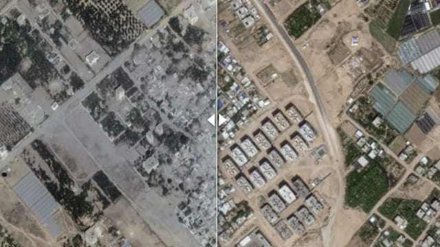  Satellitenbilder zeigen Verwüstung ganzer Quartiere in Gaza-Stadt