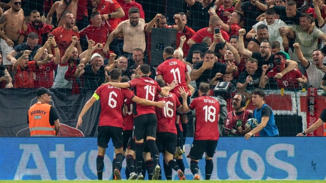  Trotz spätem Gegentreffer: Albanien holt sich das EM-Ticket