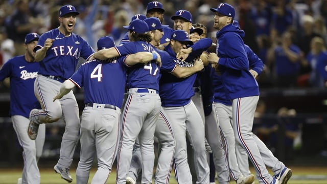  Texas Rangers machen ersten World-Series-Triumph perfekt