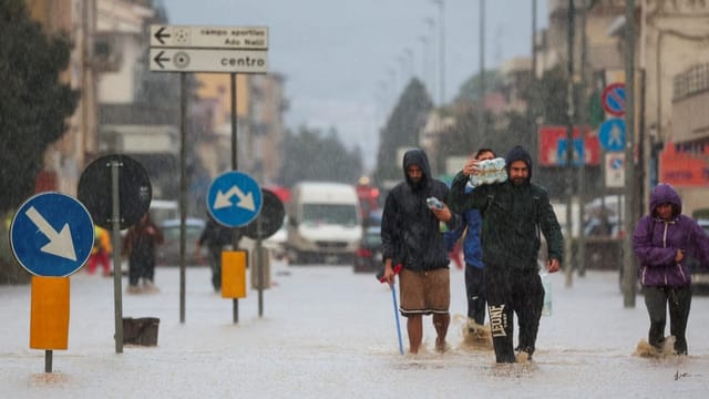  Erneut schwere Unwetter in Italien