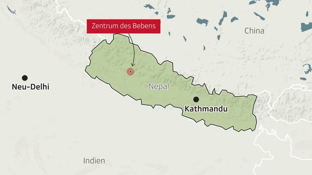 Erdbeben in Nepal: Weit über 100 Menschen sterben