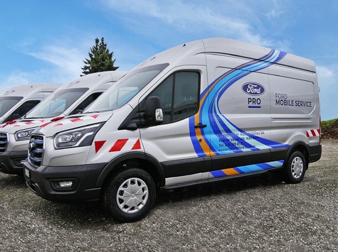  Werkstatt auf vier Rädern: Ford Pro kommt mit “Mobilen Service-Vans” zu Flottenkunden