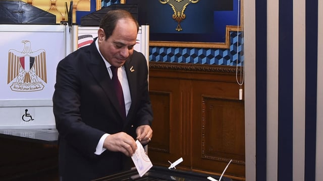  Ägyptens Präsident vor Wiederwahl