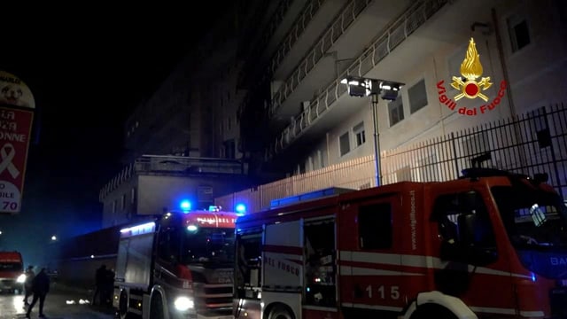  Mindestens drei Tote bei Spitalbrand in Rom