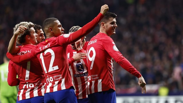  Atletico nach Derbysieg gegen Real im Copa-Viertelfinal
