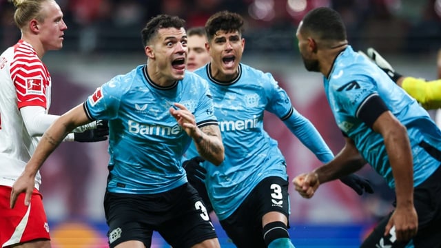  Sieg in der Nachspielzeit: Leverkusen dreht Partie in Leipzig