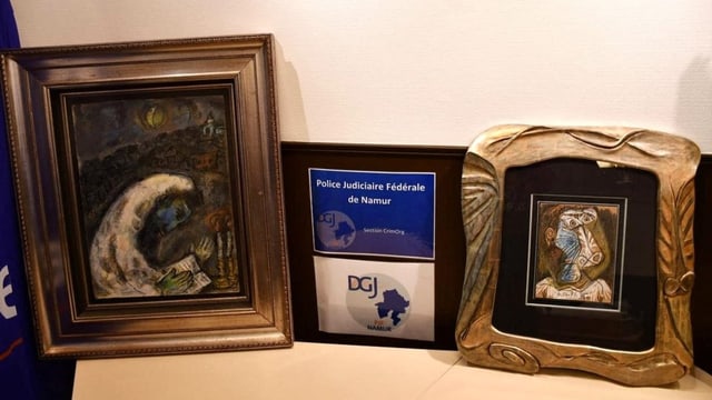  Gestohlene Gemälde von Picasso und Chagall gefunden