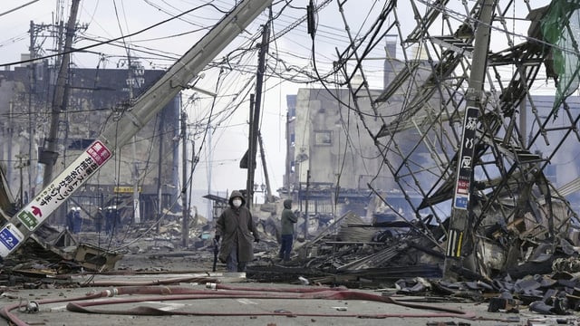  48 Tote in Japan – Behörden warnen vor weiteren Beben