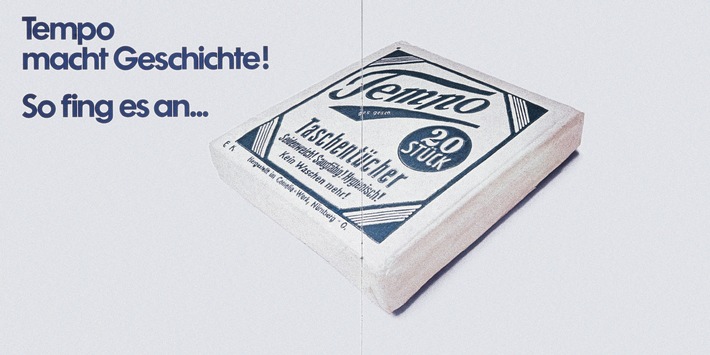  95 Jahre Tempo – Die Taschentuch-Ikone feiert seine Erfolgsgeschichte