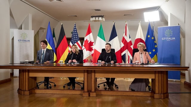  G7-Staaten: Unterstützen Ukraine solange wie nötig