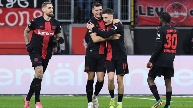  Leverkusen siegt dank Xhaka und Mainz-Goalie Zentner