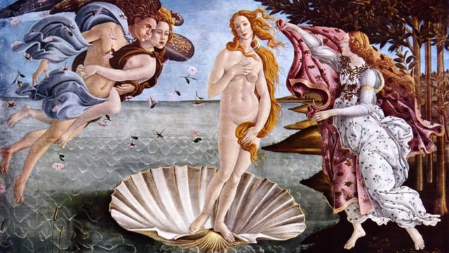  Weltberühmte «Geburt der Venus» von Botticelli wurde beklebt