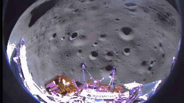  Weltraumsonde «Odysseus» schickt erste Fotos vom Mond