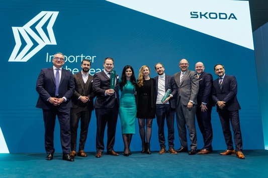  Skoda Schweiz ist Importeur des Jahres 2023 in der Kategorie Aftersales
