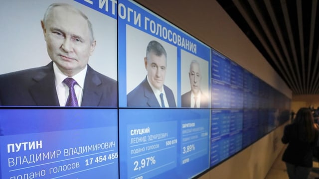  «Kein Glückwunschschreiben»: scharfe Kritik nach Putins Wahlsieg