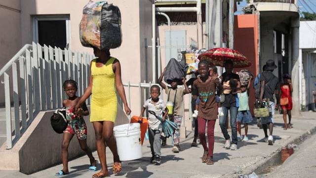  Die Haitianer hoffen auf eine internationale Mission
