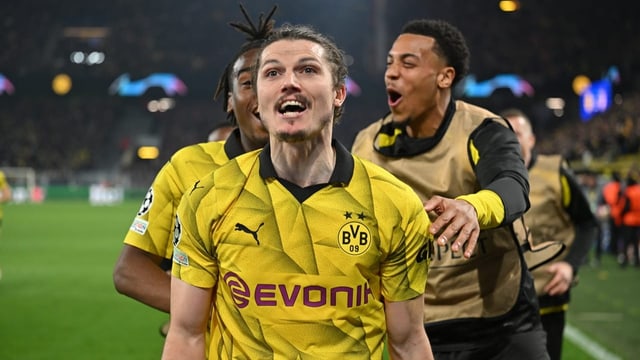  Sabitzer schiesst Dortmund in den Halbfinal