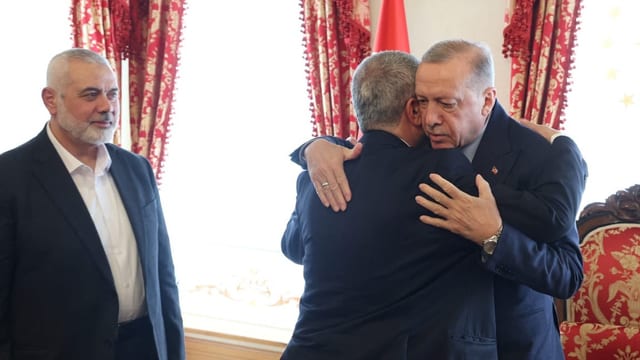  Erdogan empfängt Hamas-Führer in der Türkei