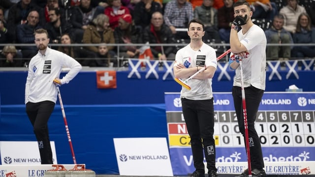  Grosse Enttäuschung: Schweizer Curler scheitern an Heim-WM