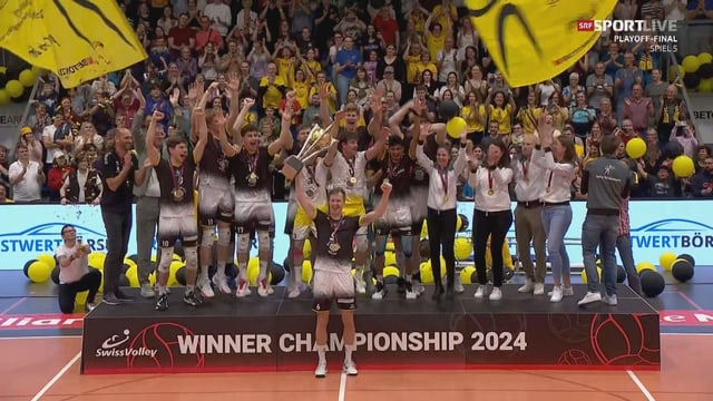  Schönenwerds Volleyballer holen 2. Meistertitel