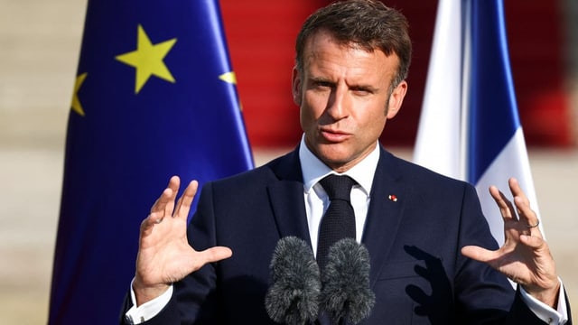  Macron betont Ukraine-Hilfe: «Frieden ist nicht Kapitulation»