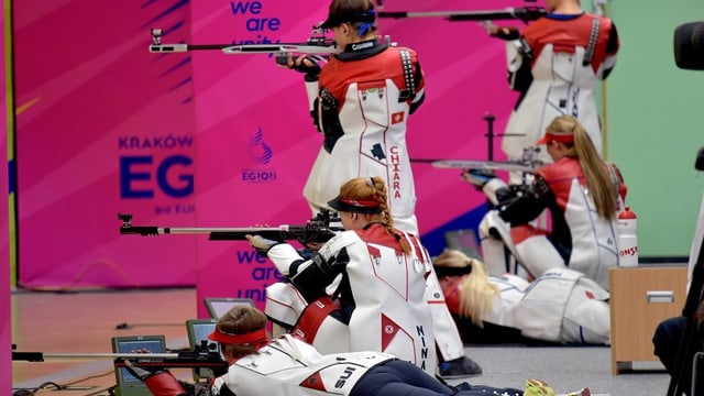  Team-Gold für die Schweizer Schützinnen an der EM