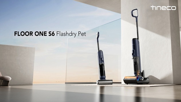 Haustiere und trotzdem immer saubere Böden? Kein Problem mit dem TINECO FLOOR ONE S6 FlashDry Pet