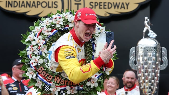  Überholmanöver in letzter Runde: Newgarden jubelt beim Indy 500