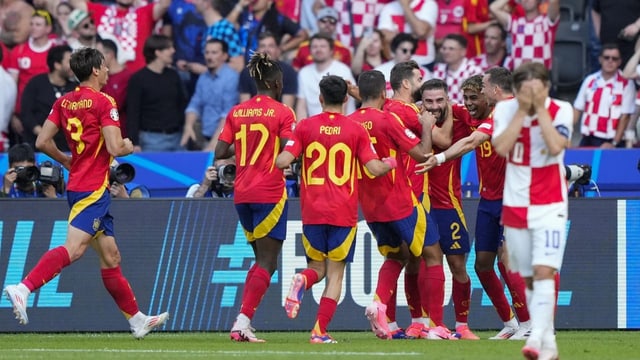  Effizientes Spanien besiegt glückloses Kroatien verdient mit 3:0