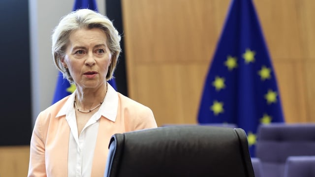  EU-Kommission: Ursula von der Leyen für zweite Amtszeit nominiert