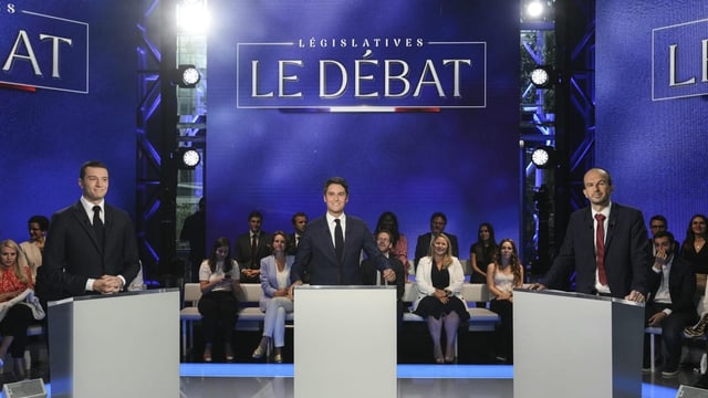  TV-Debatte zur Wahl in Frankreich war hitzig, aber ausgeglichen