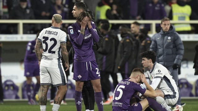  Partie Fiorentina – Inter nach 16 Minuten abgebrochen